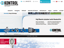 Tablet Screenshot of ikontrol.com.tr